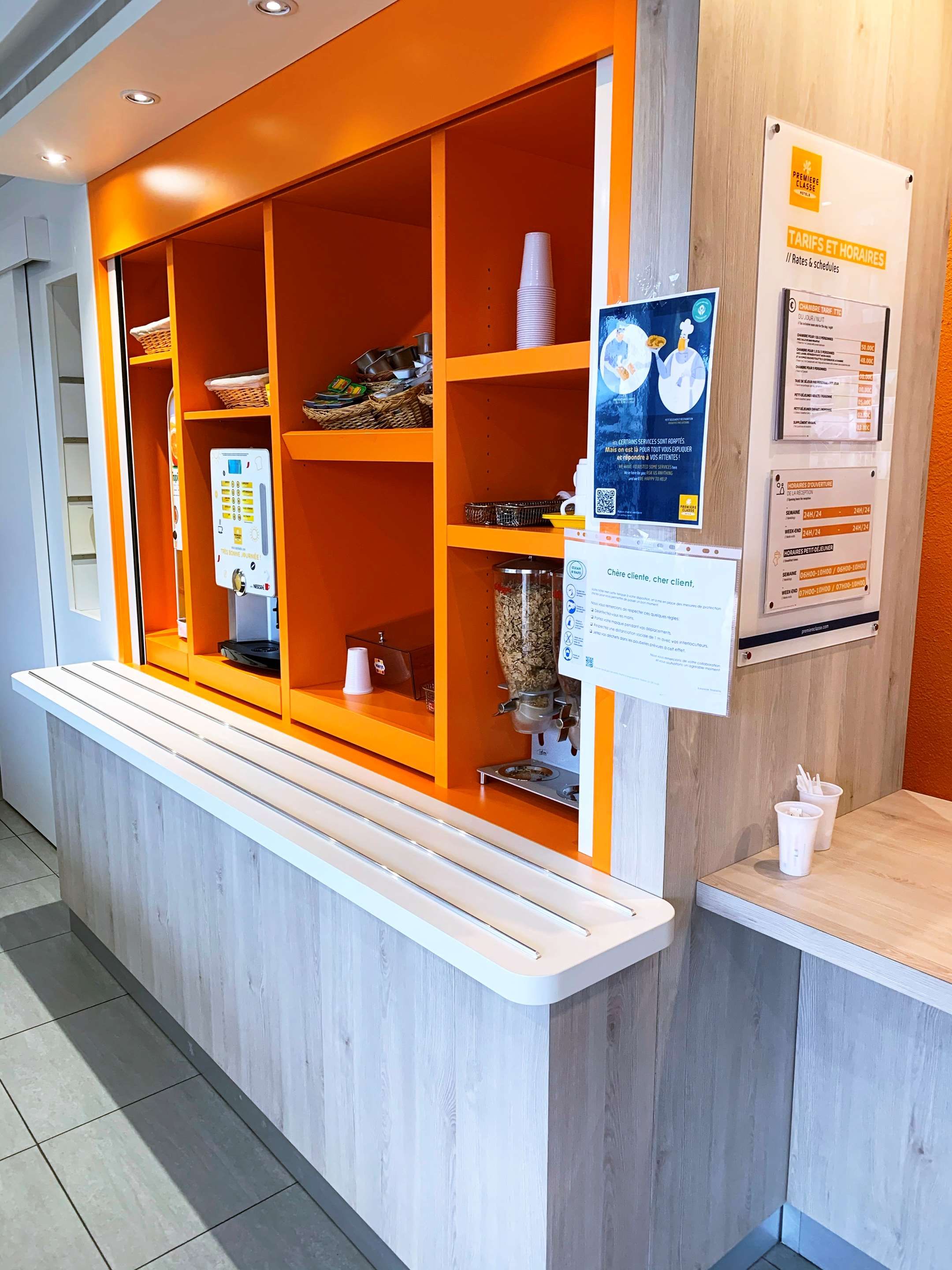 Front desk