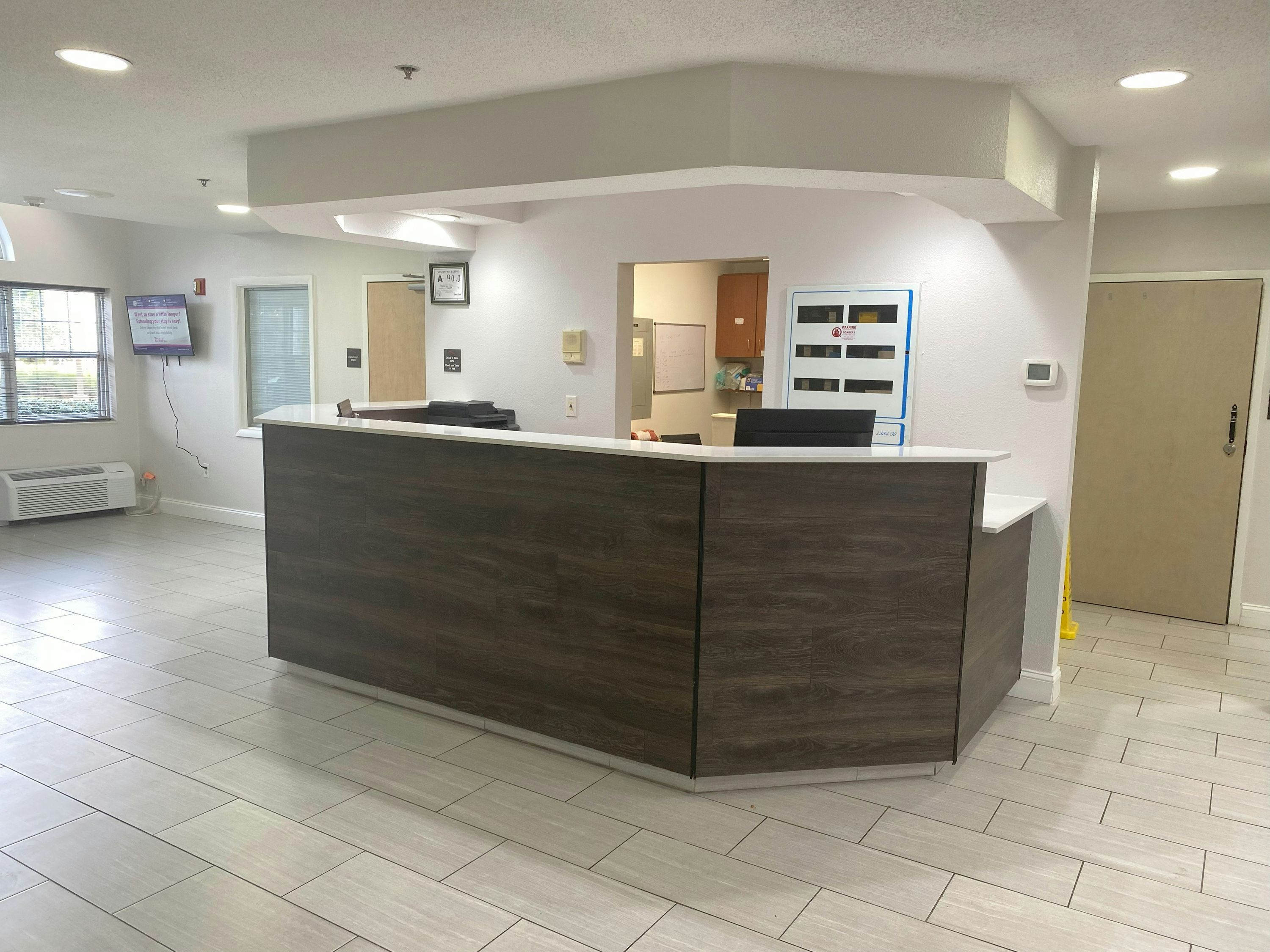 Front desk