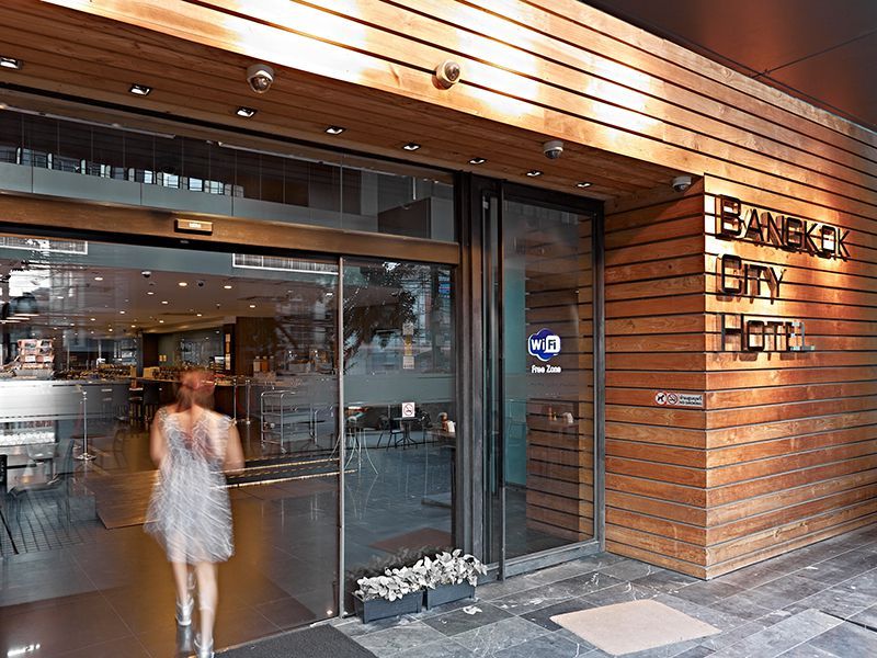 Hotel entrance
